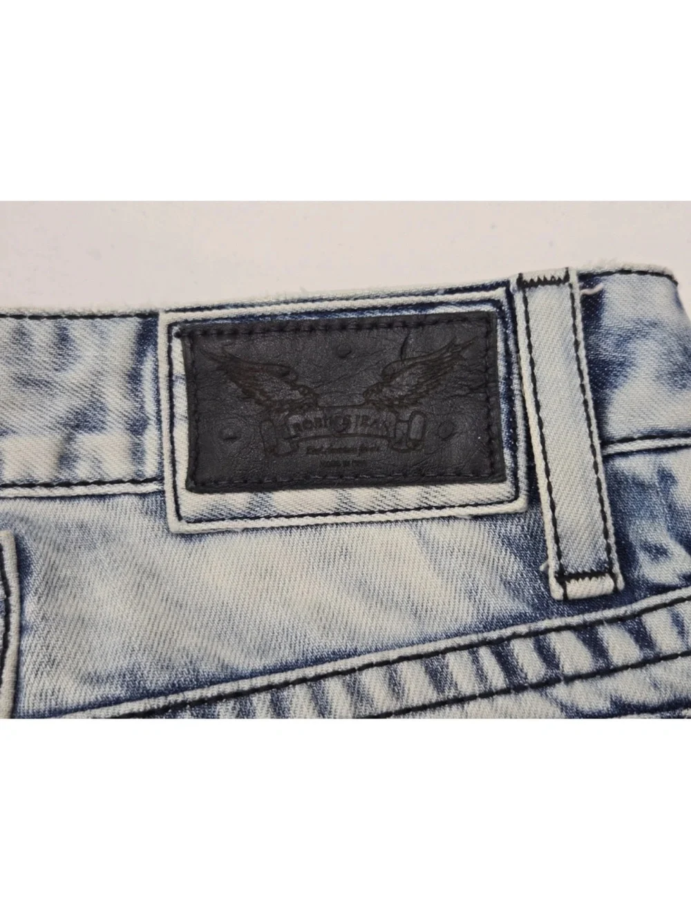 Robins Jeans Vintage Edition Long Flap Jeans Crystals 34